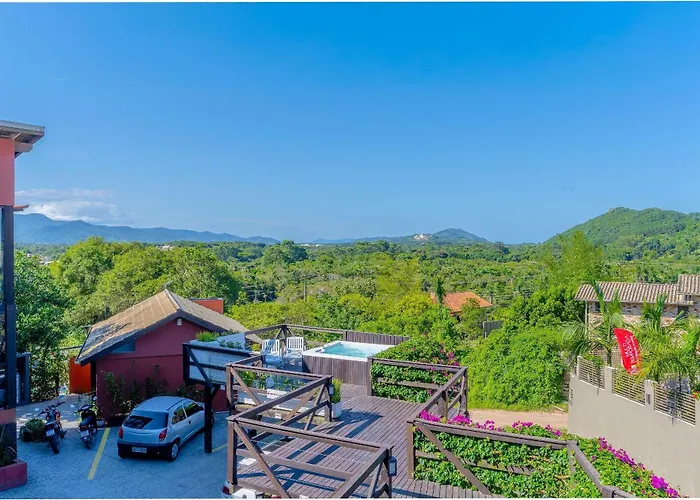 Hotel com jacuzzi: Pousada Solar dos Lírios - Praia do Rosa